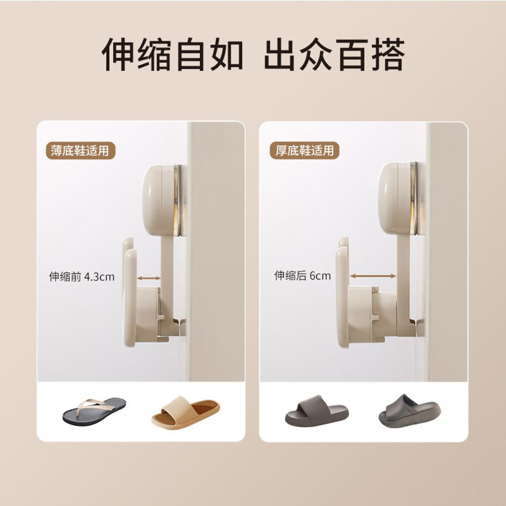 FaSoLa-Suction-Mounted-Extendable-Shoe-Holder-–-White-2