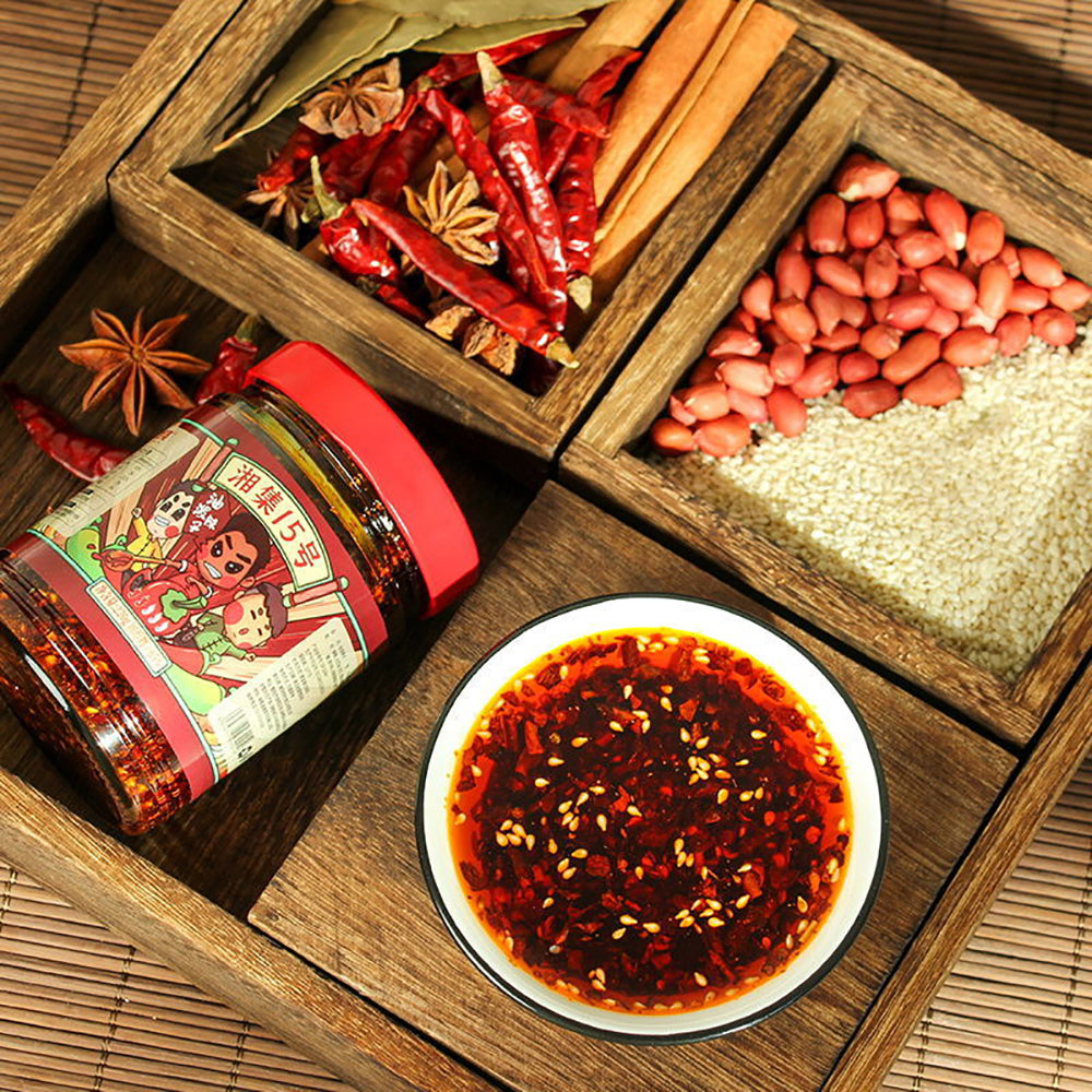 Xiangji-No.-15-Spicy-Chili-Oil---220g-1