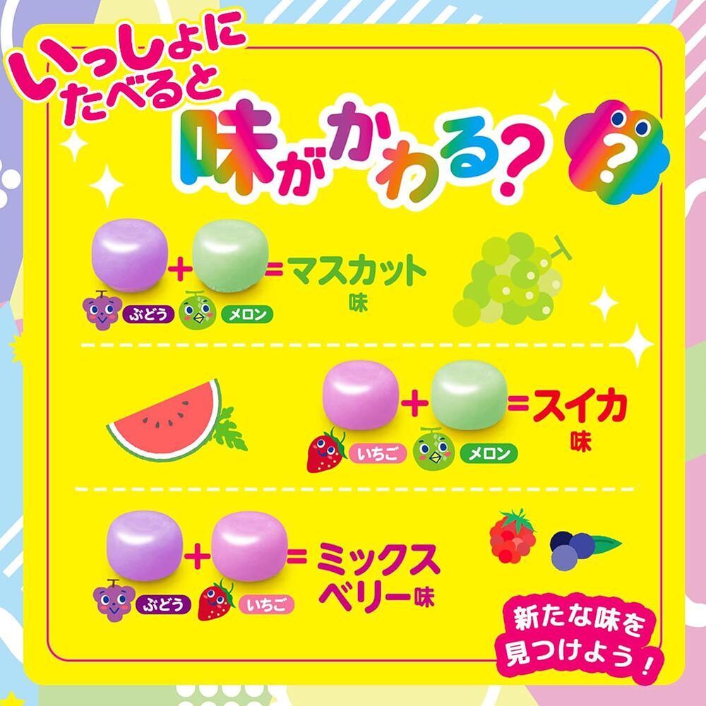 Morinaga-Hi-Chew-Mini-Assorted-Fruit-Candy-40g-–-Grape,-Strawberry,-Melon-&-Soda-2