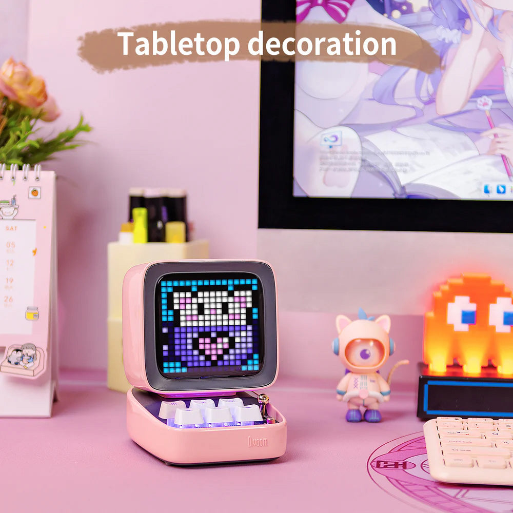 Divoom-Retro-Pixel-Art-Bluetooth-Speaker---Pink-1