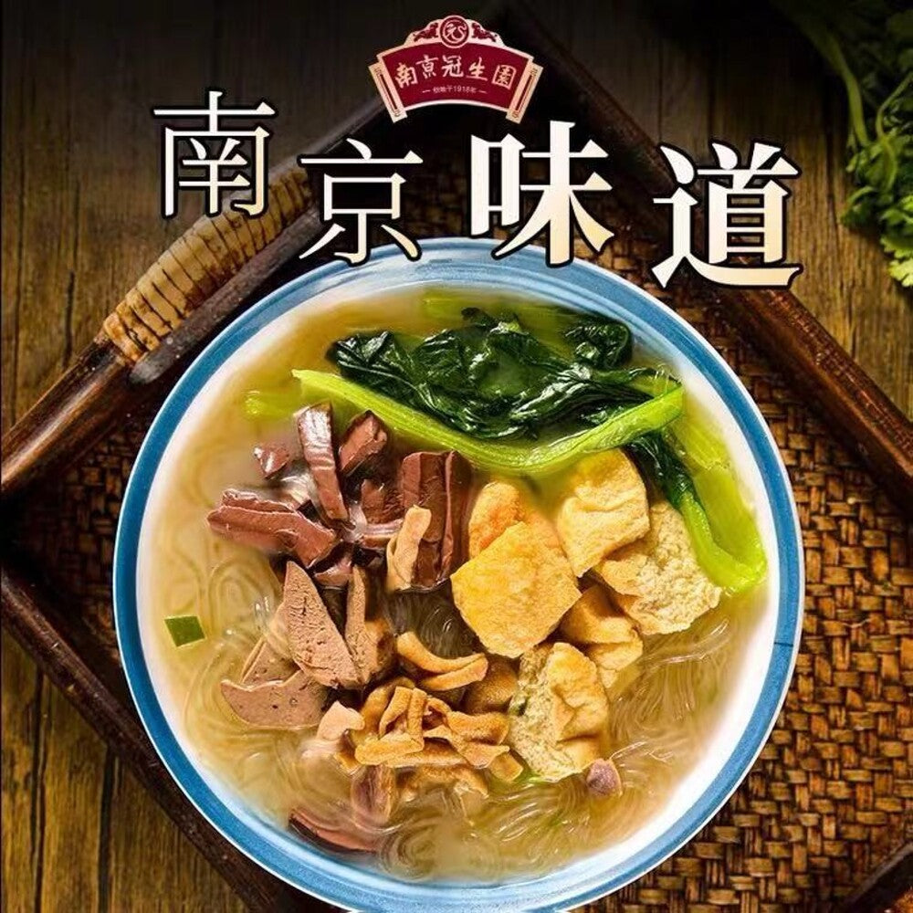 Guanshengyuan-Nanjing-Duck-Blood-Vermicelli-Soup-Kit-356g---Duck-Blood-&-Glass-Noodle-Soup-2