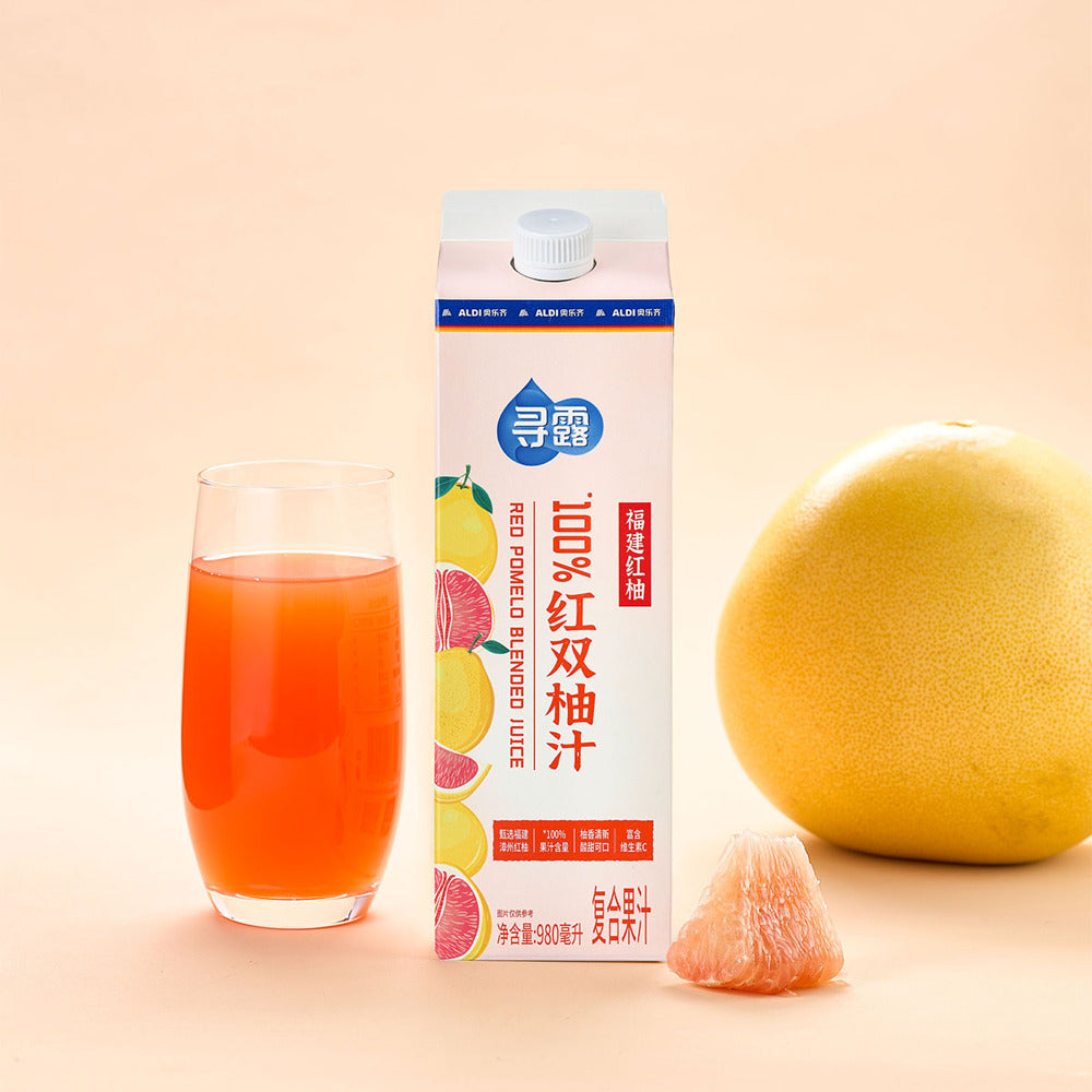 Xunlu-100%-Fujian-Red-Pomelo-Blended-Juice-980ml-–-Limited-Import-2