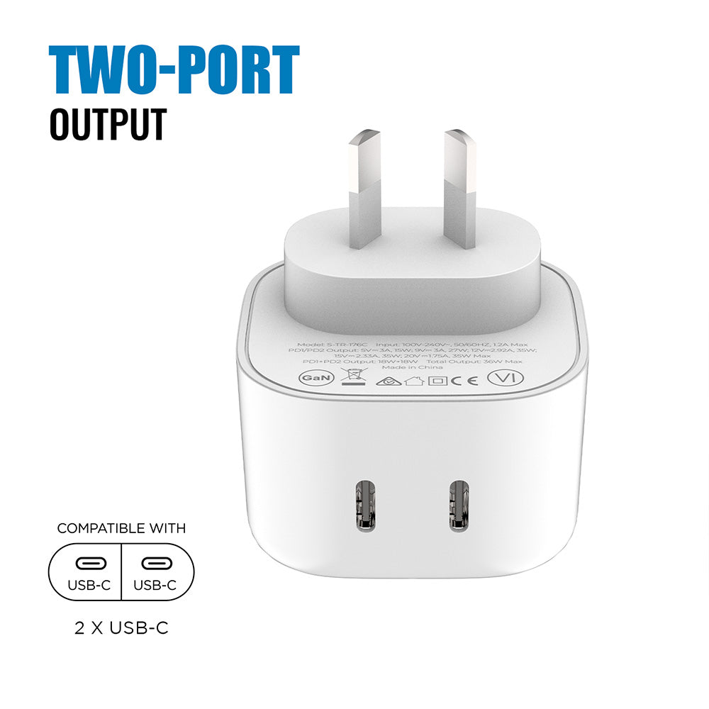 iQuick-35W-Dual-USB-C-Charging-Adapter---White-1