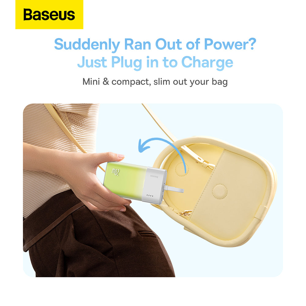 Baseus-Popsicle-Power-Bank-Type-C-5200mAh-20W---Pine-Green-1