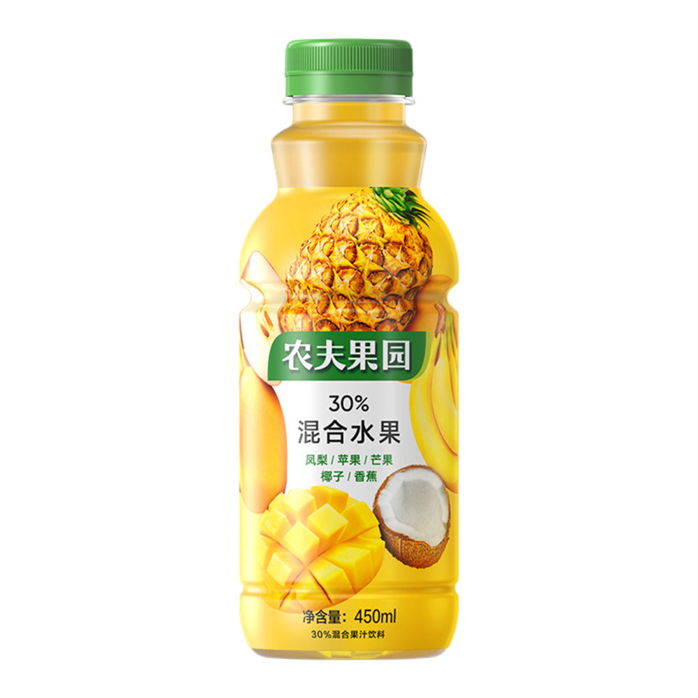 Nongfu-Spring-Fruit-Orchard-30%-Mixed-Fruit-Juice-–-Pineapple-Blend-450-ml-x-15-Bottles-2