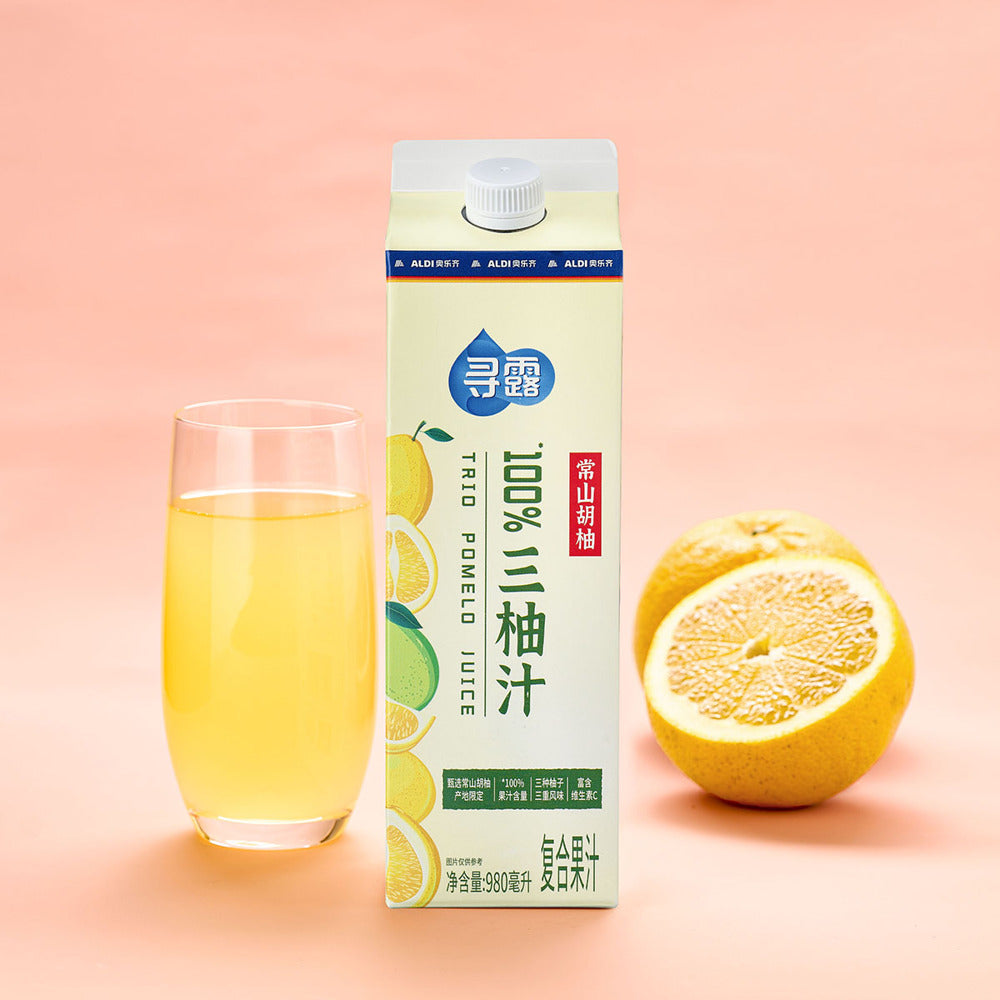 Xunlu-100%-Trio-Pomelo-Juice-(Changshan-Huyou)-980ml-–-Limited-Import-2