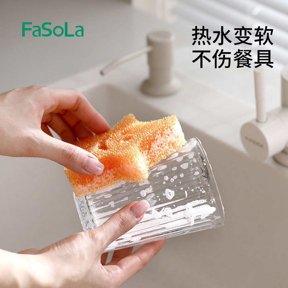 FaSoLa-Temperature-Sensitive-Cleaning-Sponge---Orange-1