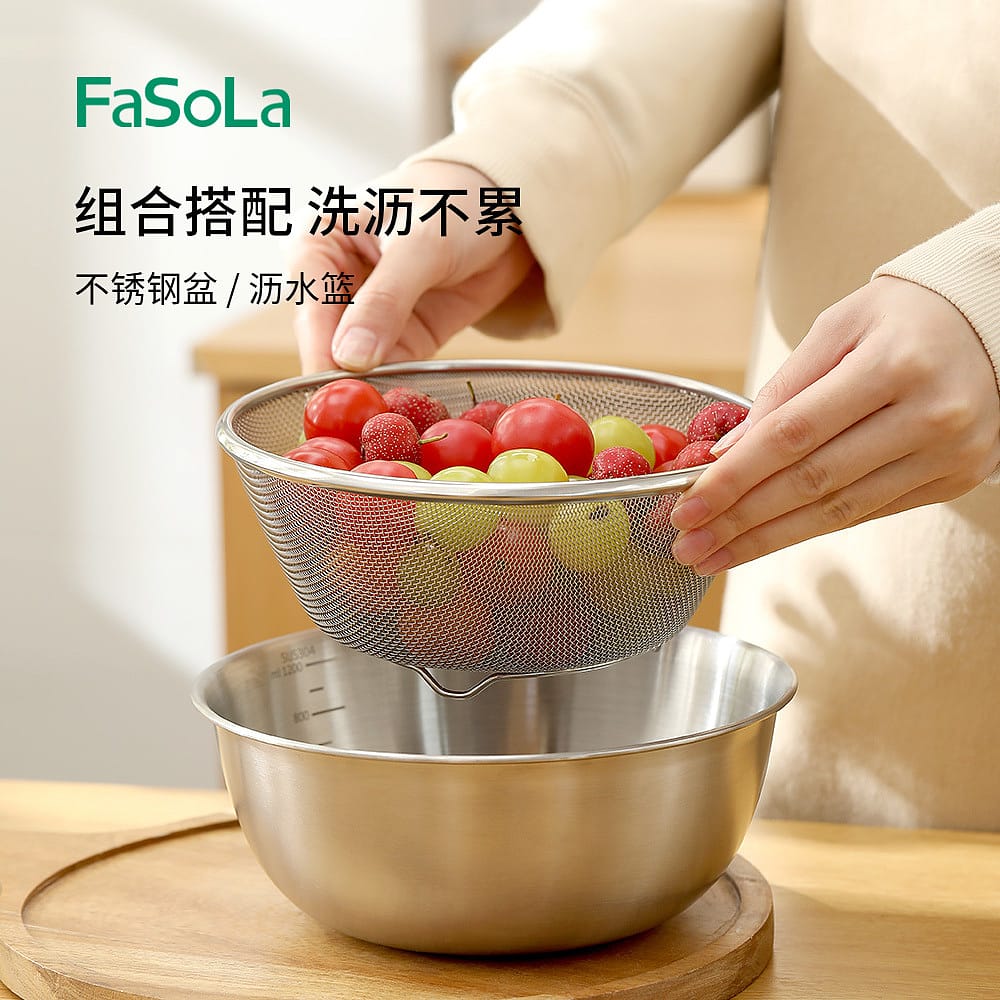 FaSoLa-Stainless-Steel-Colander---24cm-Diameter-1