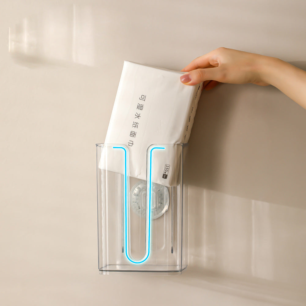 FaSoLa Wall-Mounted Tissue Box - Transparent