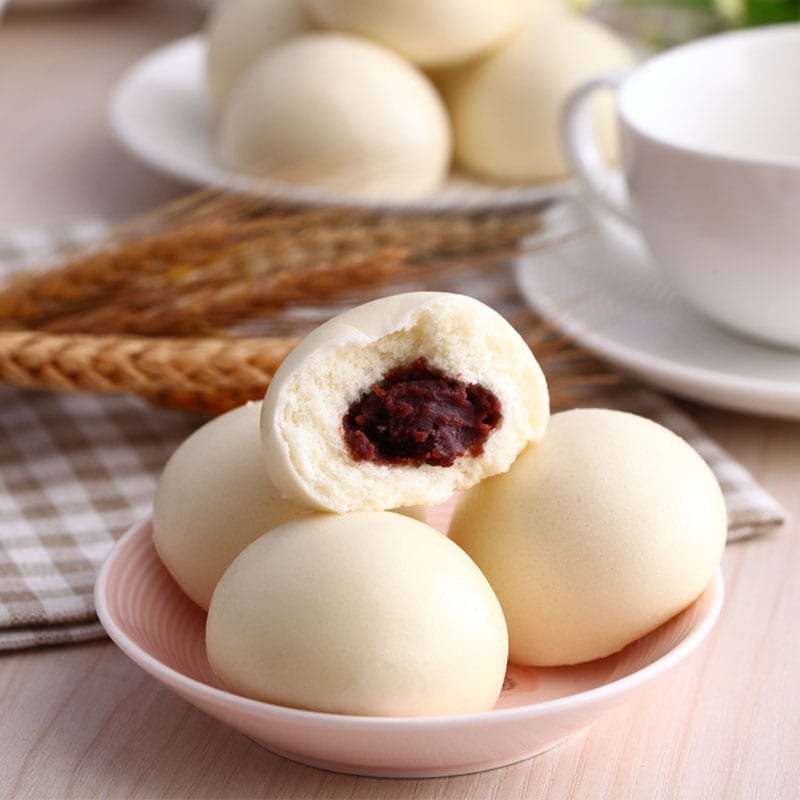 [Frozen]-Sanquan-Dumpling-House-Red-Bean-Buns,-12pcs-360g-1