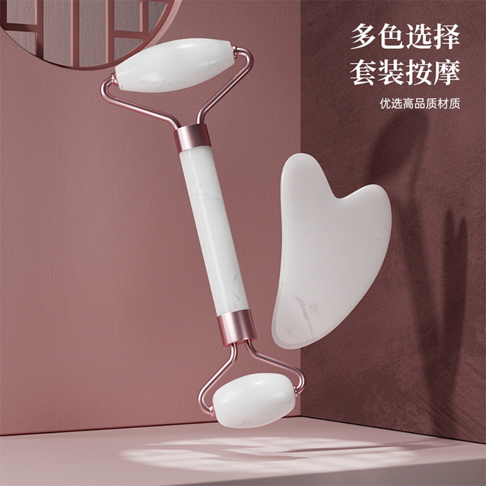 Ulife-Facial-Roller-and-Gua-Sha-Set---White-1