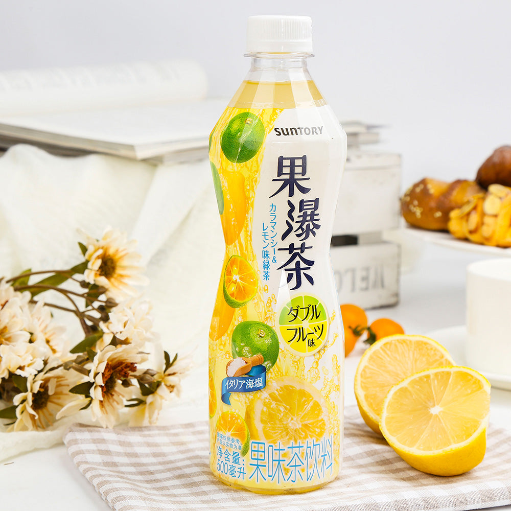 Suntory-Fruit-Tea---Kumquat-Lemon-Flavoured-Green-Tea-500ml-1