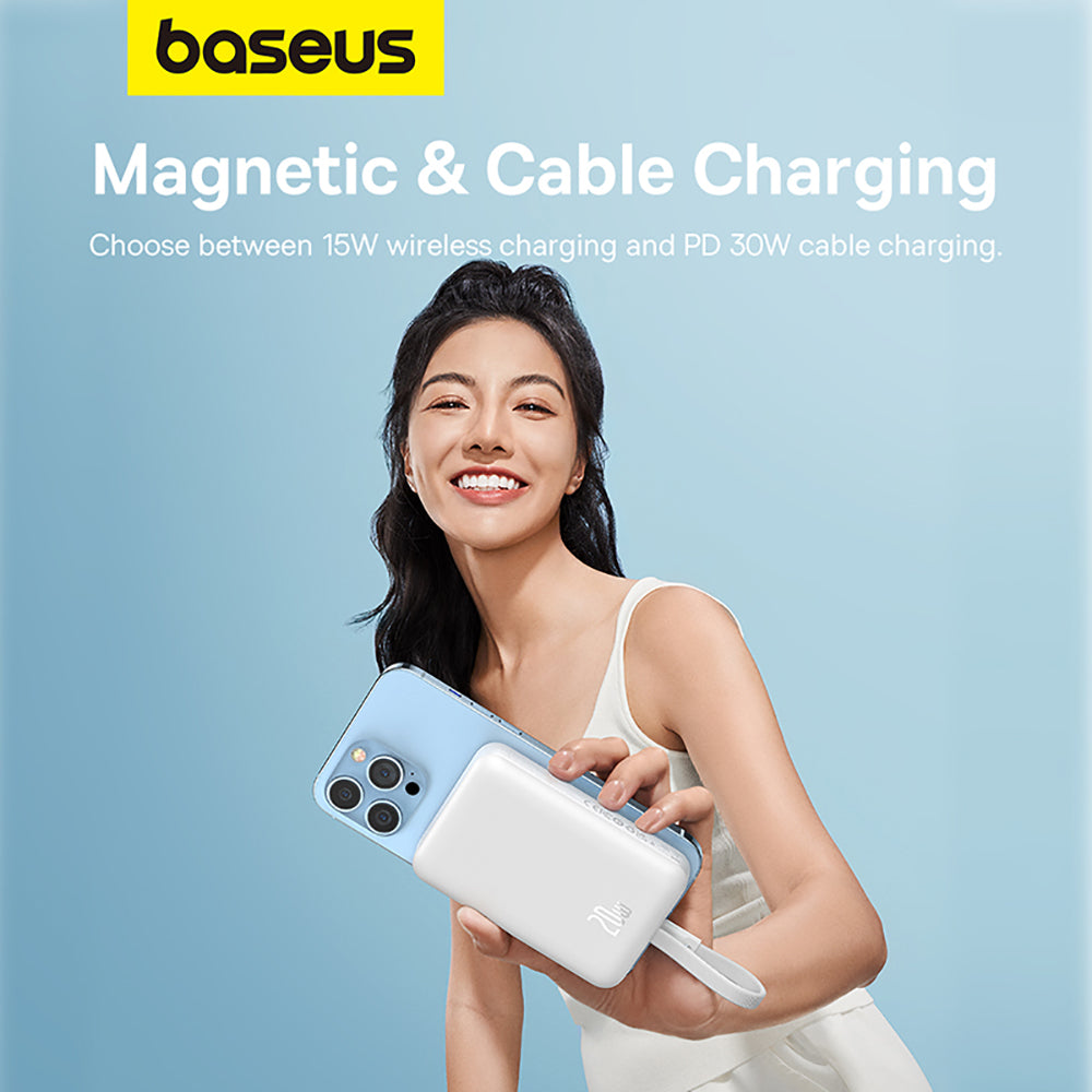 Baseus-Magnetic-Mini-Wireless-Fast-Charging-Power-Bank-for-iPhone-10000mAh-20W-Starlight-White-1