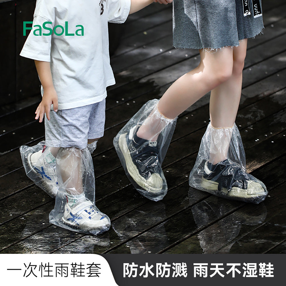 FaSoLa-Disposable-Rain-Shoe-Covers-for-Adults---Transparent,-Pack-of-5-Pairs-1