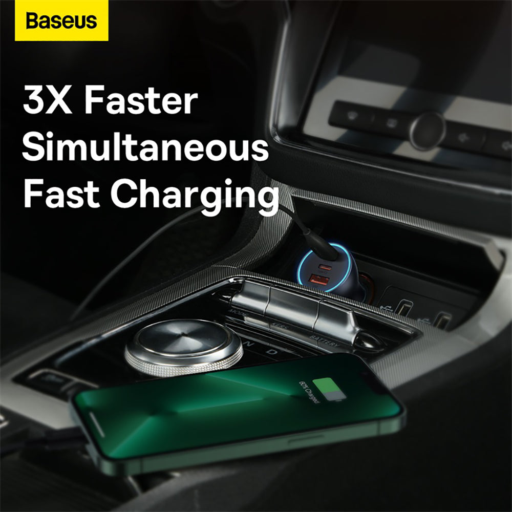 Baseus-Golden-Contactor-Pro-Triple-Fast-Charger-Car-Charger-65W---Dark-Gray-1