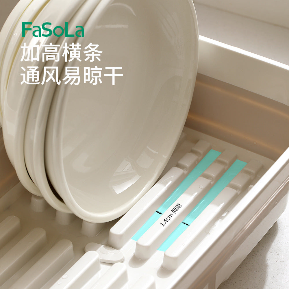 FaSoLa-Multi-Functional-Draining-Dish-Rack---Cream-Coffee-Color-1