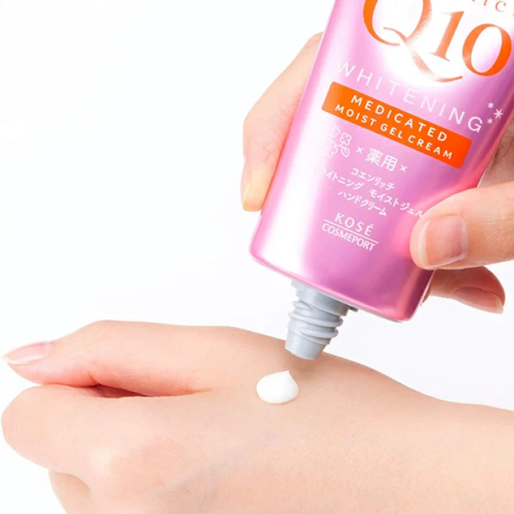 KOSÉ-Cosmeport-CoenRich-Q10-Whitening-Medicated-Moist-Gel-Hand-Cream-–-Sakura-Scent-80g-2