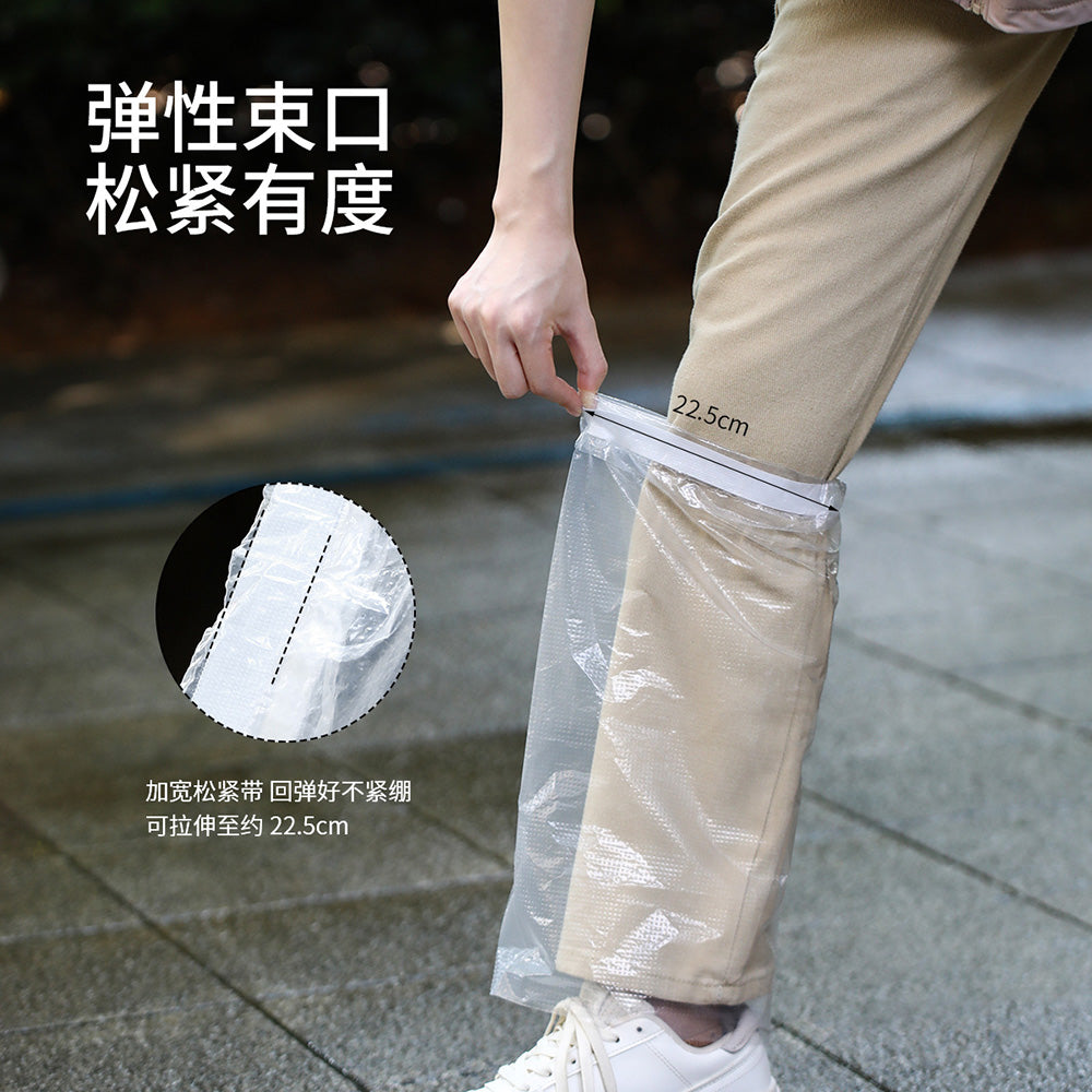 FaSoLa-Waterproof-Pant-Covers---Transparent,-5-Pairs-1