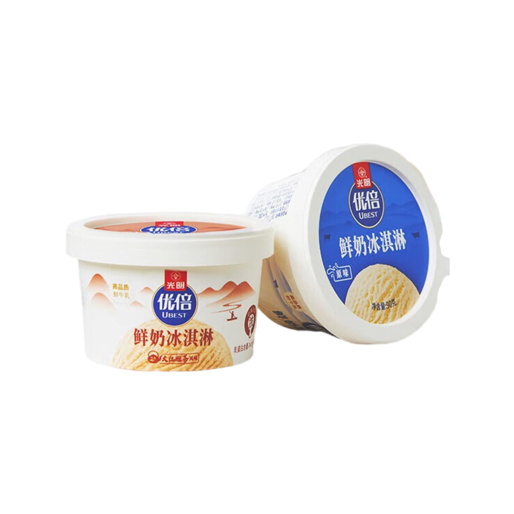 Guangming-Ubest-Fresh-Milk-Ice-Cream---Original,-Longjing,-Da-Hong-Pao,-4-Cups,-360g-1