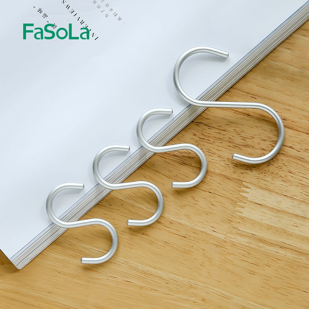 FaSoLa-Aluminum-Alloy-S-Shaped-Hooks---Large,-8.5*4.3cm,-Pack-of-3-1