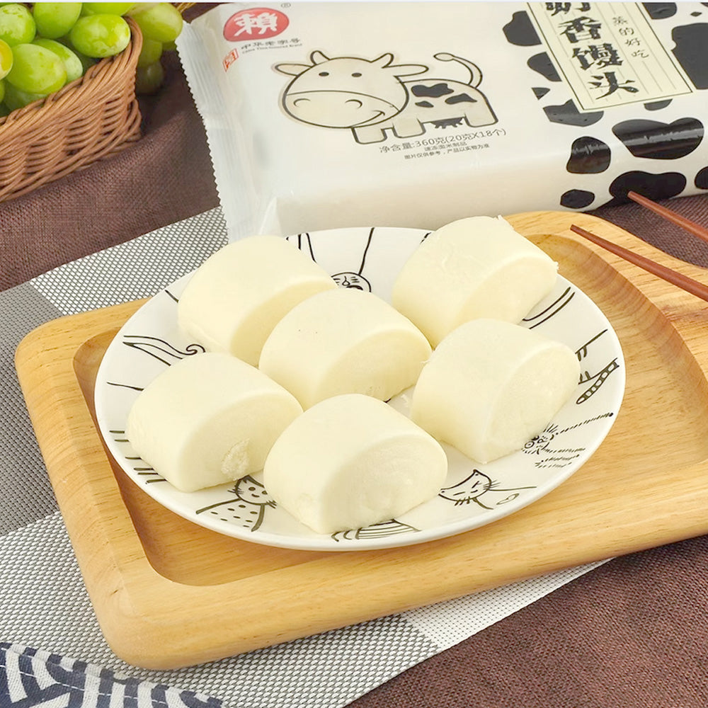 [Frozen]-Lai-Ji-Milk-Flavoured-Steamed-Buns,-360g,-Pack-of-18-1