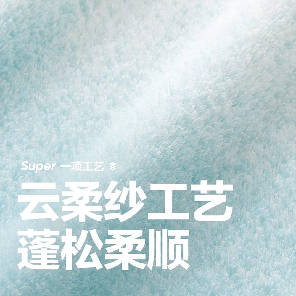 Lifease-Xinjiang-Cotton-Double-Sided-Gradient-Towel---Blue-1