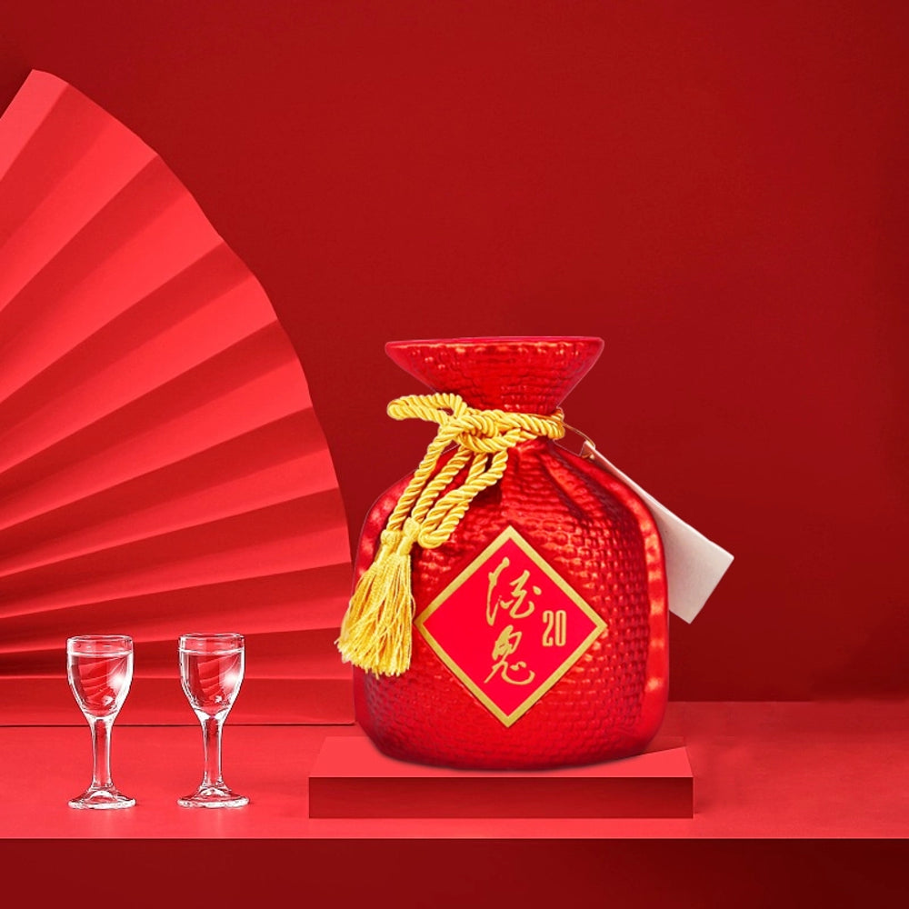 Jiugui-"Red-Jar-20"-Baijiu-52%-Alc-500ml-–-Rich-Aroma-Chinese-White-Liquor-2