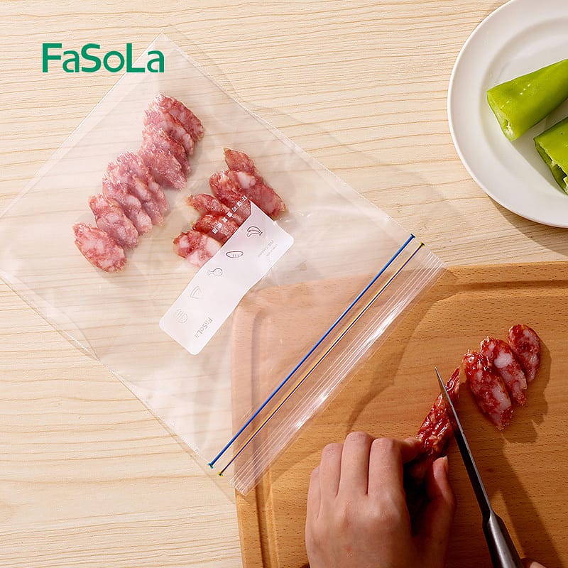 FaSoLa-Double-Zipper-Storage-Bags---Large,-27x28cm,-10-Pieces-1