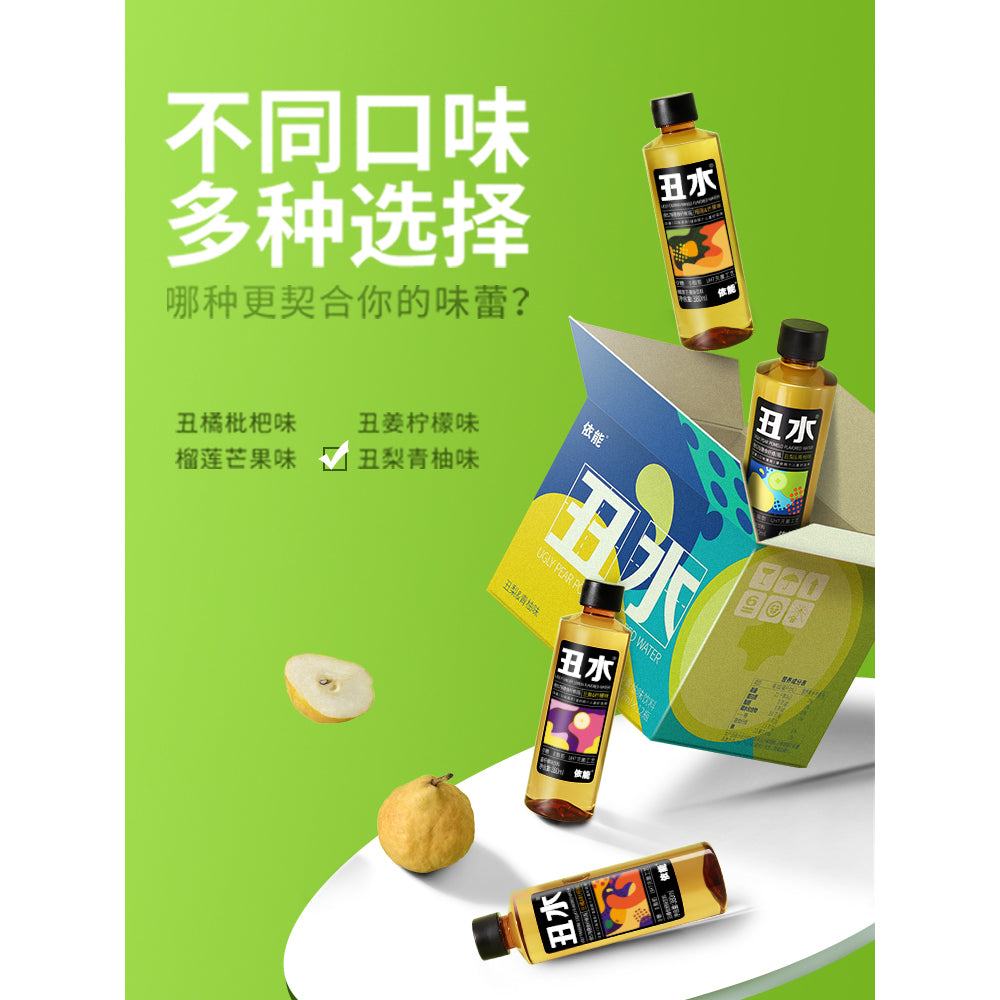 Yineng-Ugly-Water-Drink,-Ugly-Pear-and-Green-Grapefruit-Flavor,-380ml-1