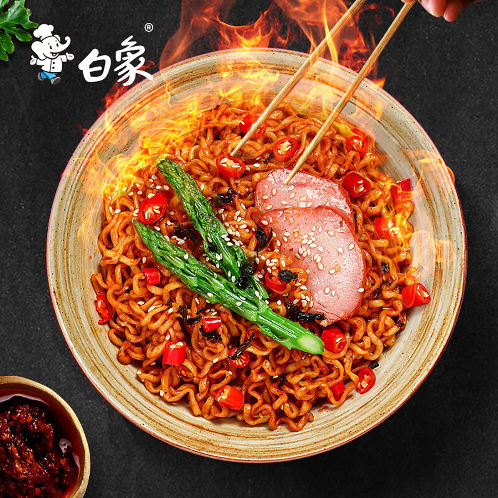 Baixiang-Hot-Chilli-Chicken-Flavor-Stir-Fry-Noodles---98g-x-5-Packs-1