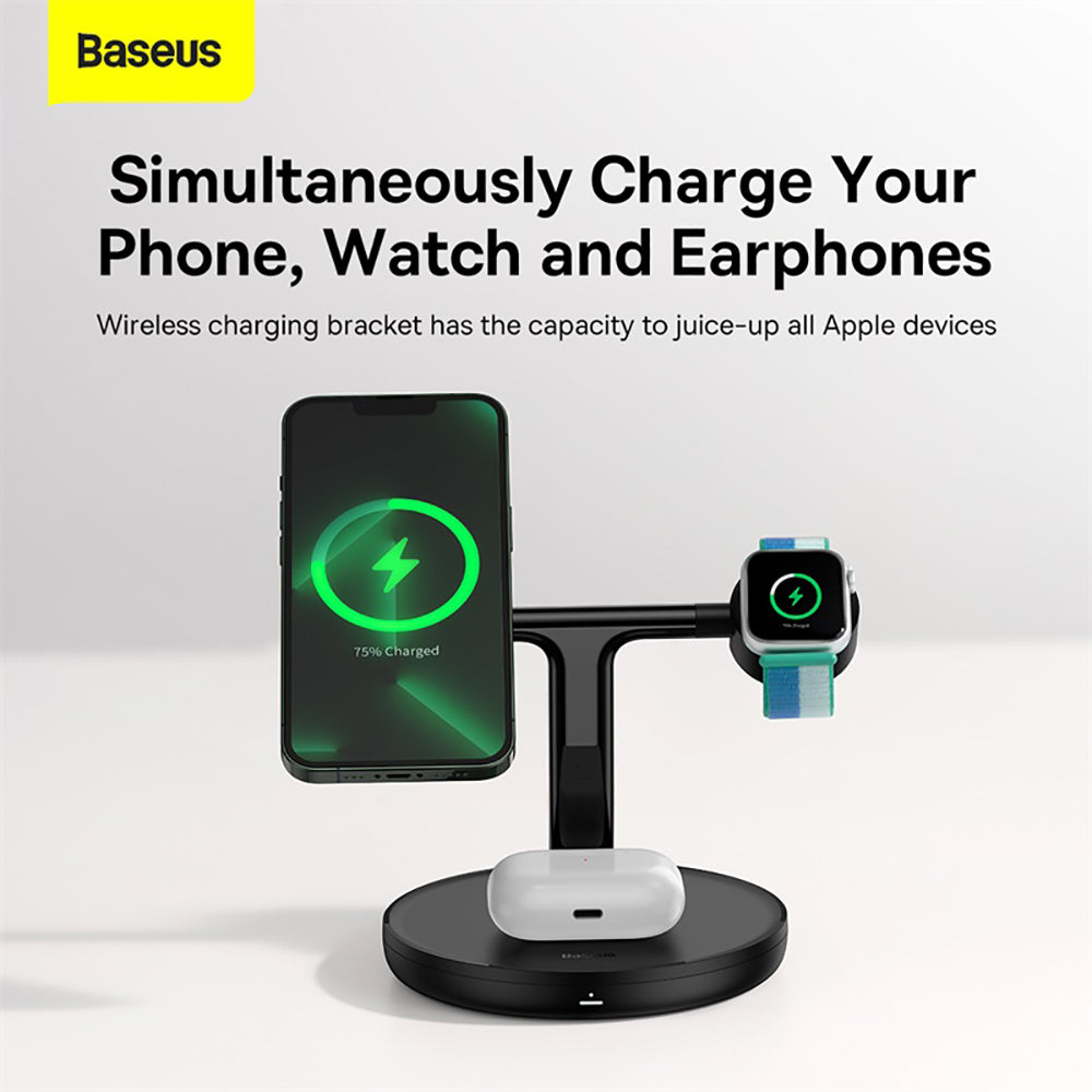 Baseus-Swan-3-in-1-Wireless-Magnetic-Charging-Bracket-20W---Black-1