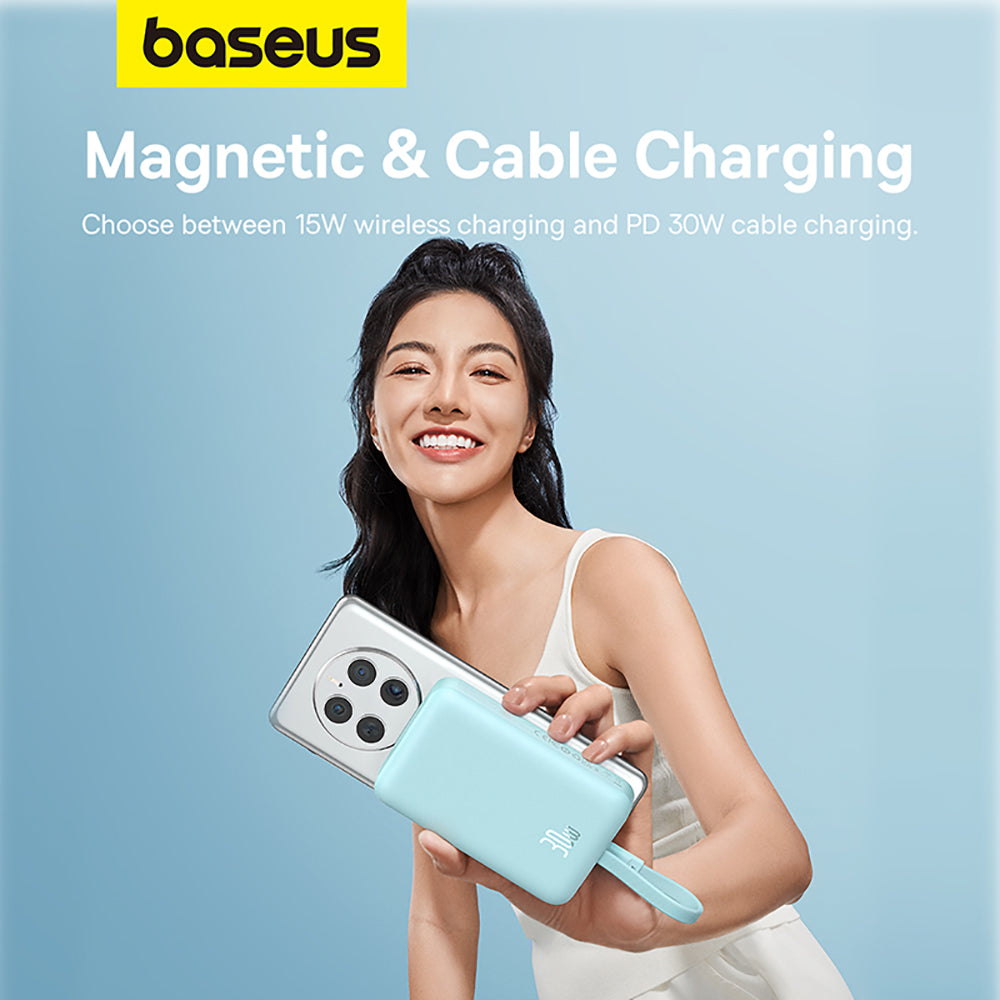 Baseus-Magnetic-Mini-Wireless-Fast-Charging-Power-Bank-Type-C-10000mAh-30W-Mint-Green-1