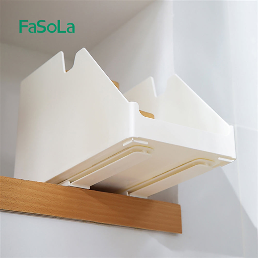 FaSoLa-White-Sliding-Rails---2-Pieces,-26.5*3*1cm-1