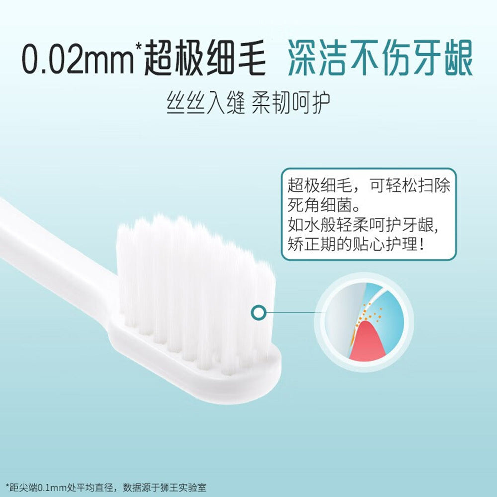 Lion-King-Ultra-Fine-Bristle-Toothbrush,-Four-Row-Slim-Teeth,-Single-Pack-1