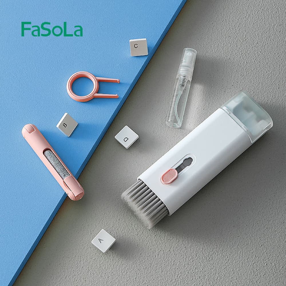 FaSoLa-Multi-Functional-Cleaning-Kit---White,-12.2*4.4*2.8cm-1