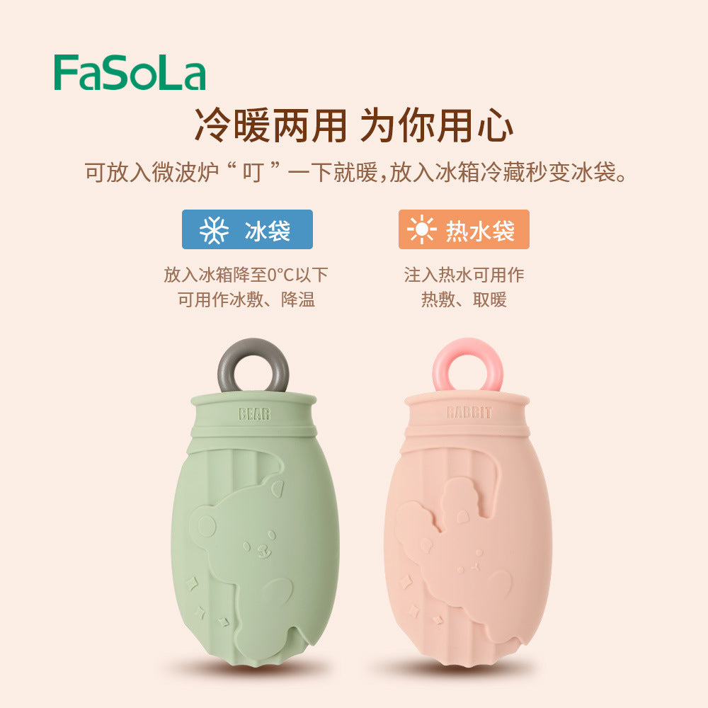 FaSoLa-Silicone-Hot-Water-Bottle---Green-Bear-1