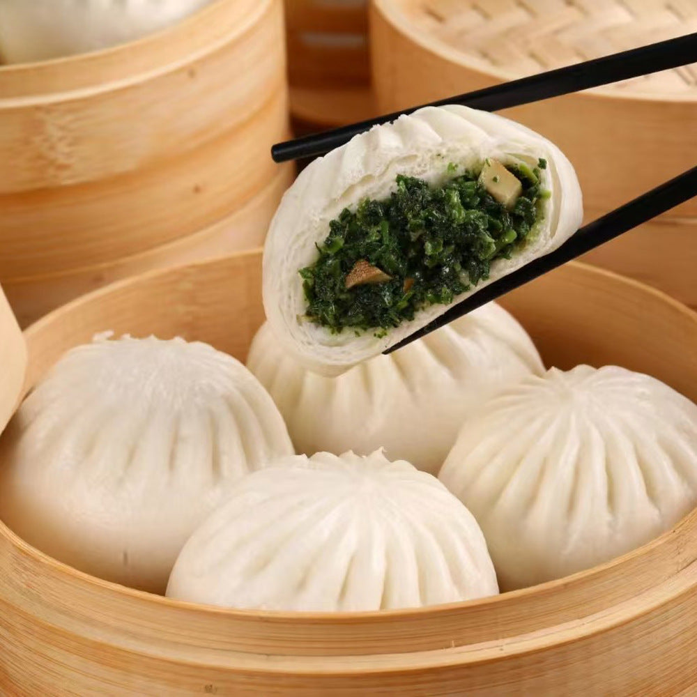 Xinzhongchang-Frozen-Shepherd's-Purse,-Tofu,-and-Shrimp-Buns---10pcs,-800g-1