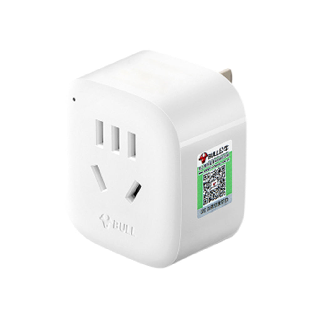 Bull-Traveler-L01-White-Dual-Port-Travel-Adapter-Plug-1