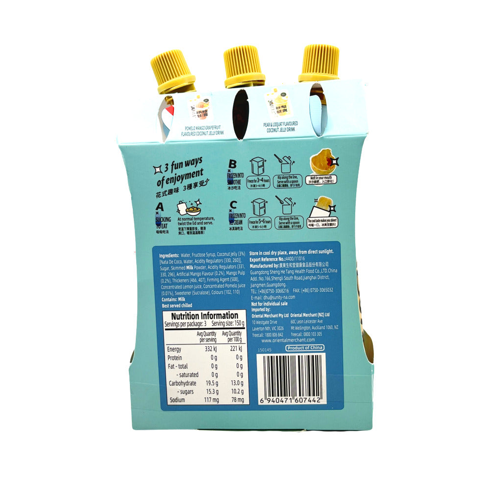 Sunity-Pomelo-&-Mango-Coconut-Jelly-Drink-(Yang-Zhi-Gan-Lu)-450-g-–-3-x-150-g-Pouches-2