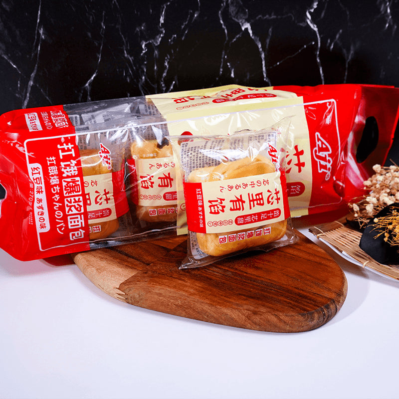 Aji-Red-Bean-Filled-Bread---6-Pieces,-270g-1