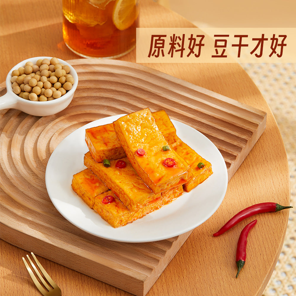 Jinzai-Thick-Dried-Tofu-–-Spicy-Flavor-108g---Bean-Curd-Snack-2
