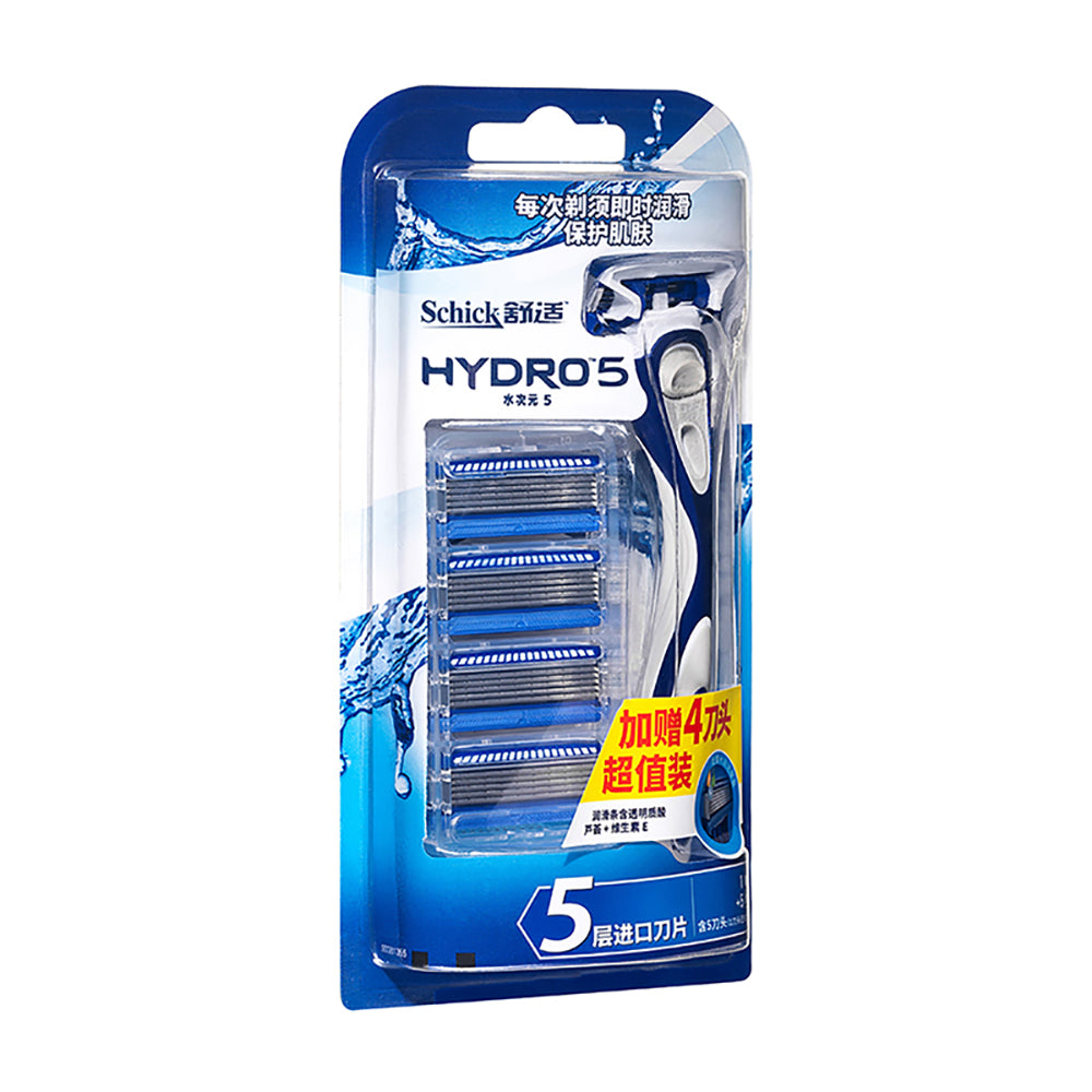 Schick-Hydro-5-Razor---1-Handle,-1-Blade,-4-Extra-Blades-1