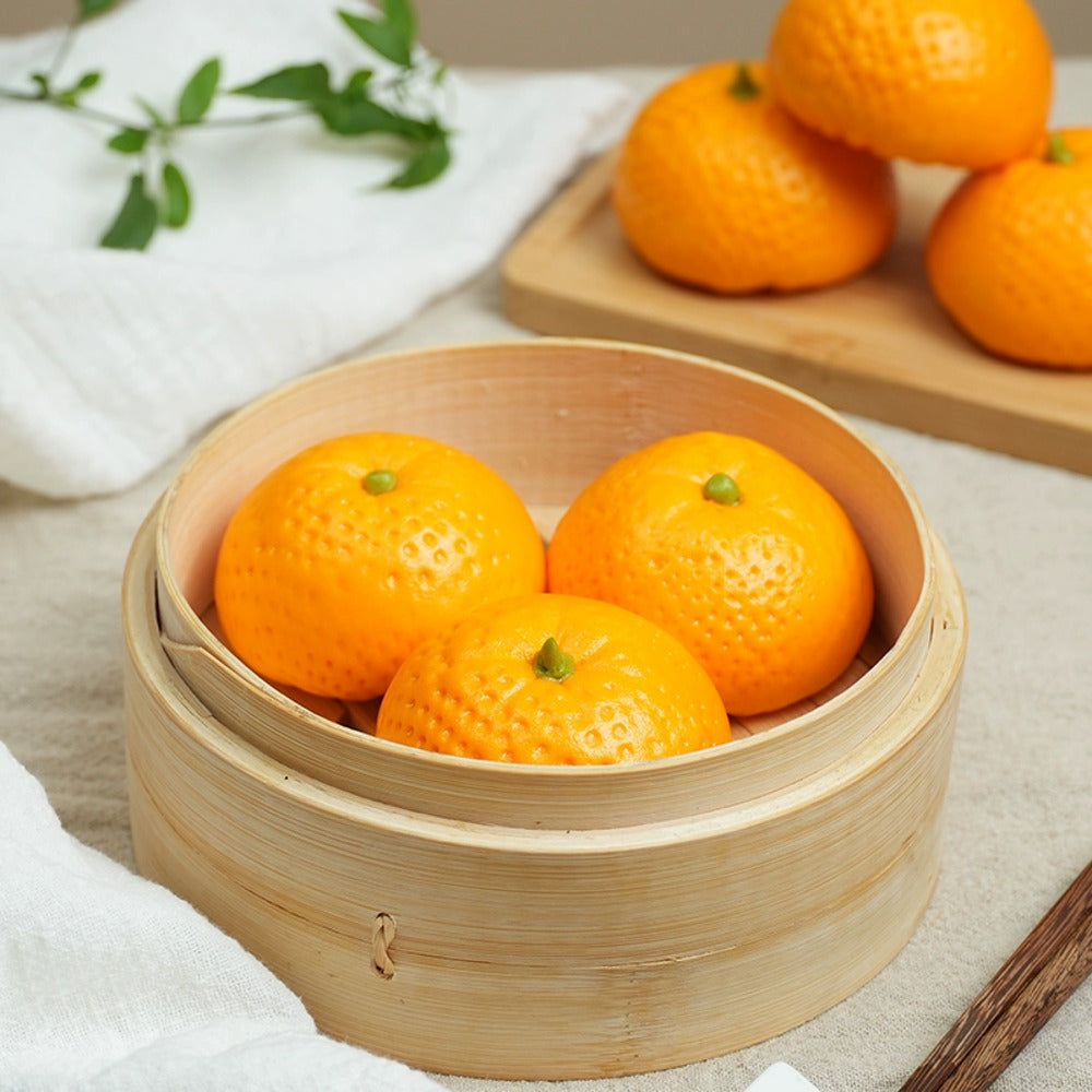 Fengzai-Frozen-Tangerine-Buns-–-10-Pieces,-350g---Mandarin-Shaped-Sweet-Buns-2