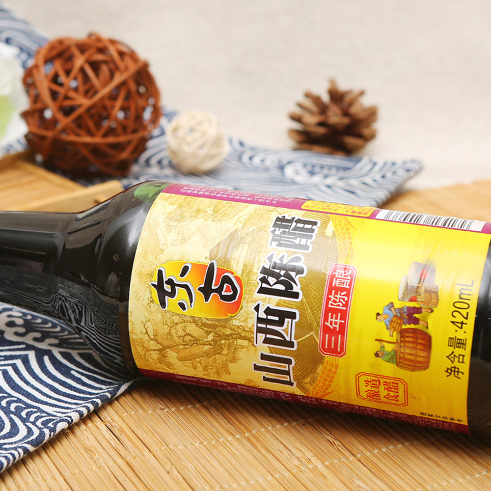 Donggu-Shanxi-Aged-Vinegar-3-Years-–-420ml-–-Chinese-Black-Vinegar-for-Cooking-&-Dipping-2