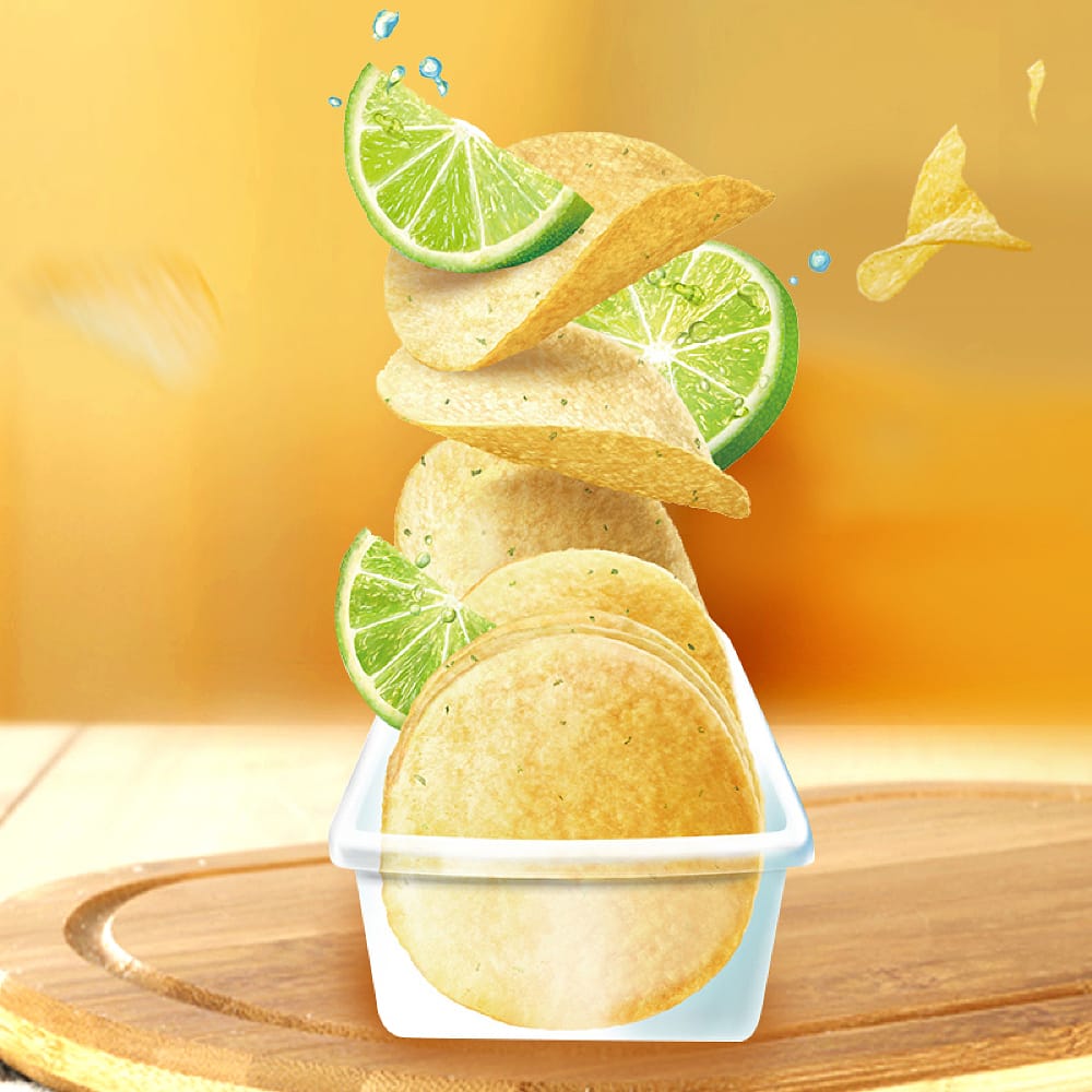 Lay's-Lime-Flavoured-Potato-Chips,-90g-Tub-1