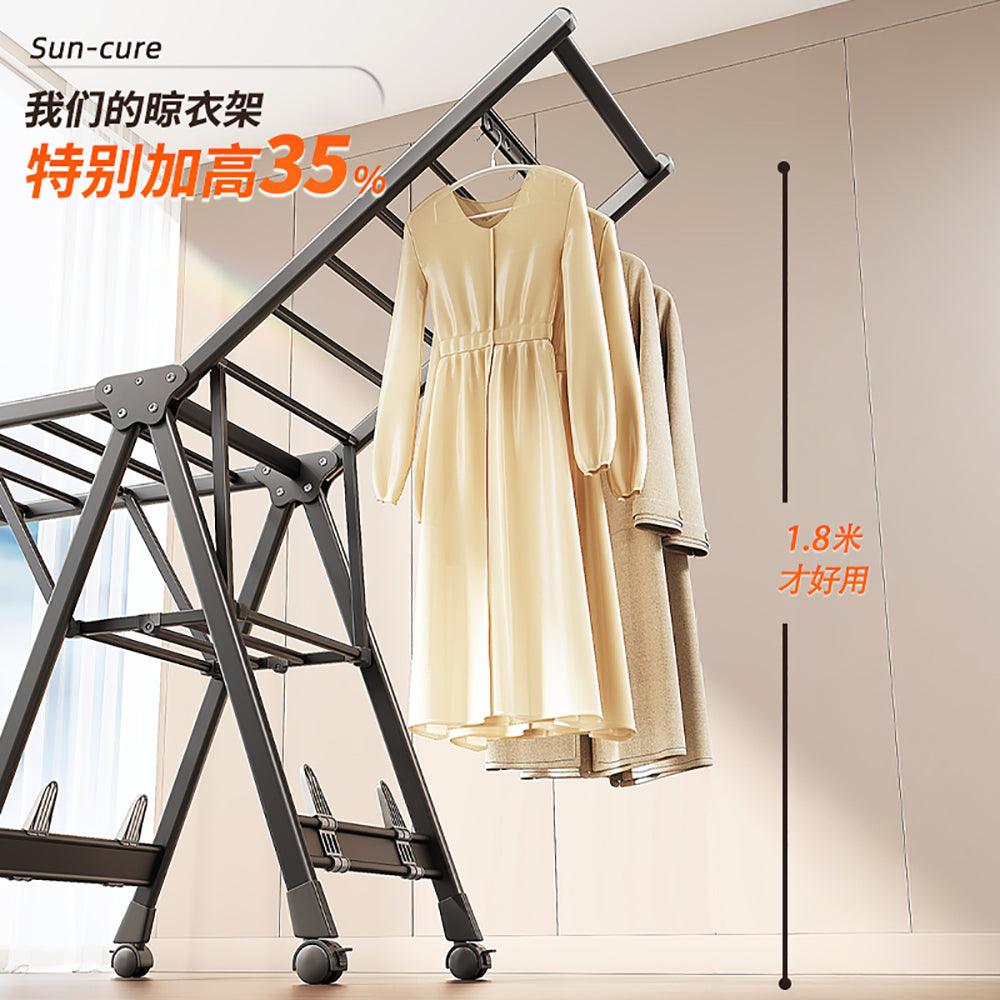 Jiabanshou-1.6m-Thickened-Aluminum-Alloy-Folding-Clothes-Drying-Rack-1