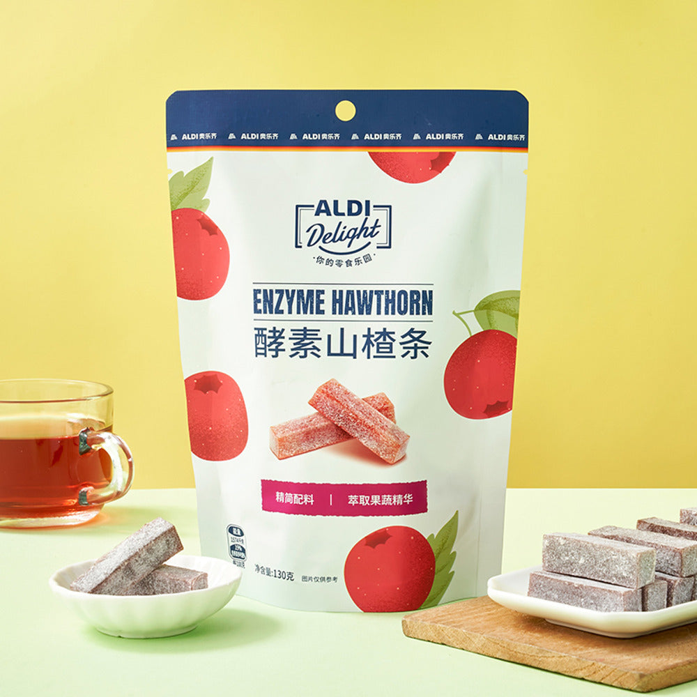 Aldi-Delight-Enzyme-Hawthorn-Fruit-Strips-130g-–-Limited-Import-2