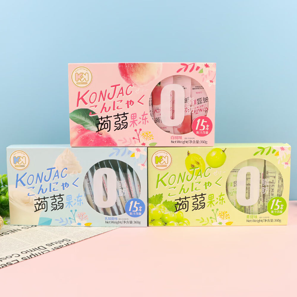 ChaoYouWei-Konjac-Jelly,-Zero-Fat,-Green-Grape-Flavour,-360g-1