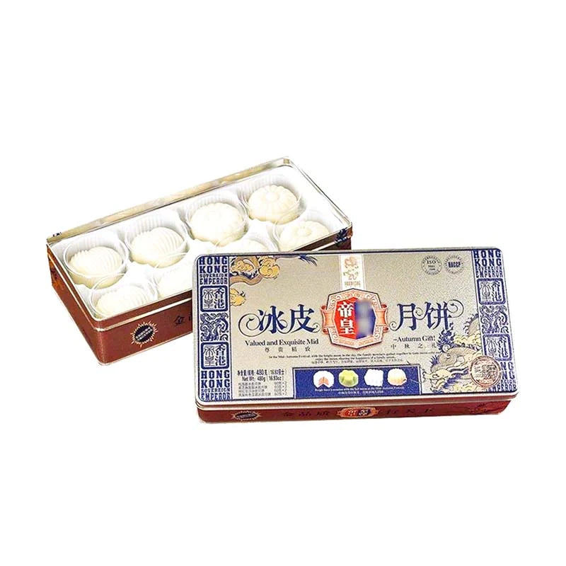 Hong-Kong-Sovereign-Emperor-Snow-Skin-Moon-Cake-Gift-Pack---4-Flavors,-8-Pieces,-480g-1