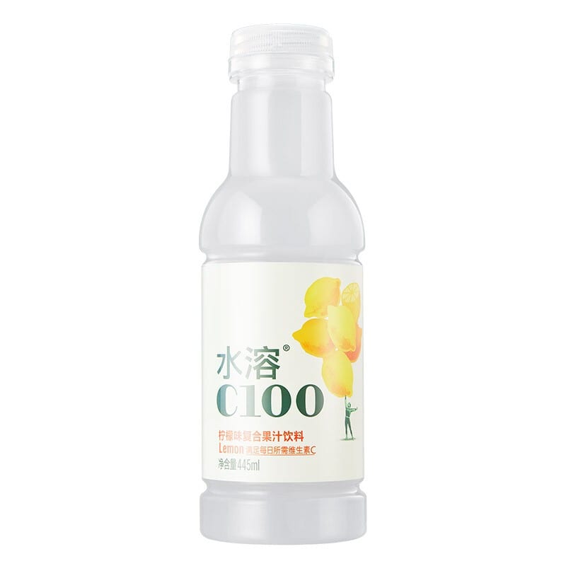 [Full-Case]-Nongfu-Spring-Water-Soluble-C100-Lemon-Flavour-445ml*15-Bottles/Case-1